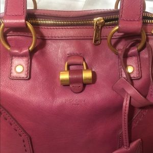 YSL, large Muse handbag.